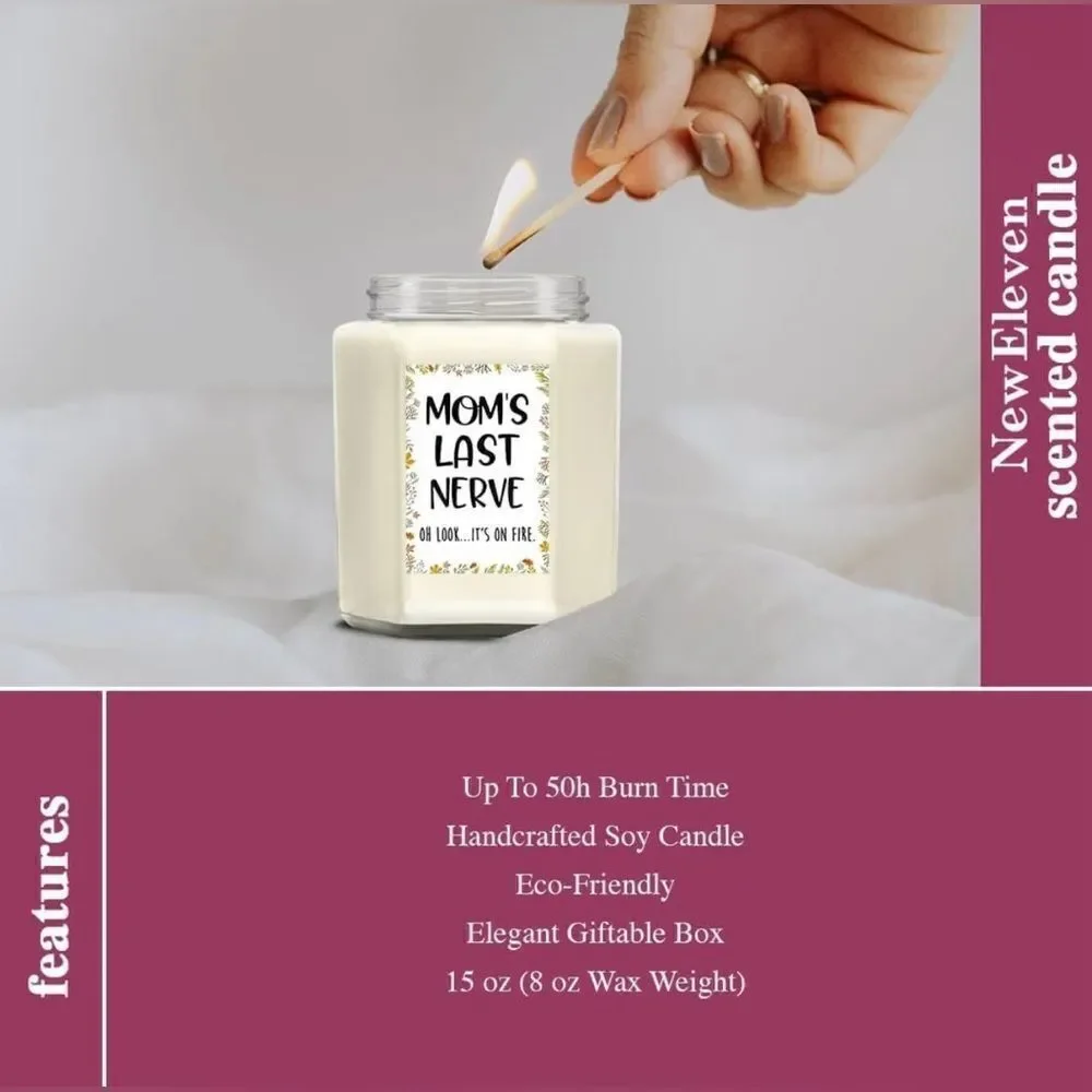 🤯5/$25🤯 Funny Unique Gift For Mom Candle Mom’s Last Nerve